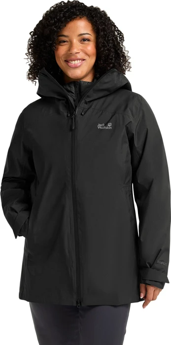 Jack Wolfskin Icecape 3in1 Down Funktionsjacke schwarz (Damen)