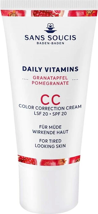 Sans Soucis Daily Vitamins Granatapfel Anti-Müdigkeit CC Cream LSF20, 30ml