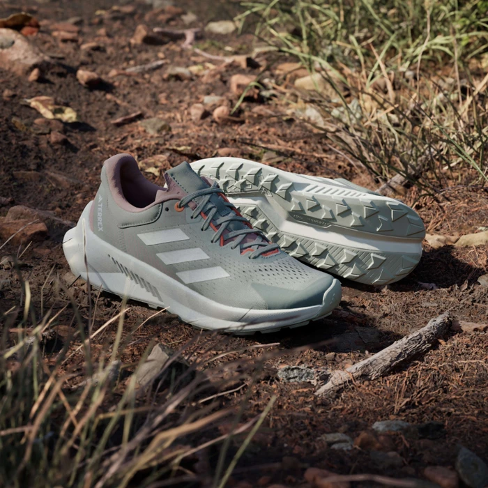adidas Terrex Soulstride Flow linen green/off white/silver green (Damen)