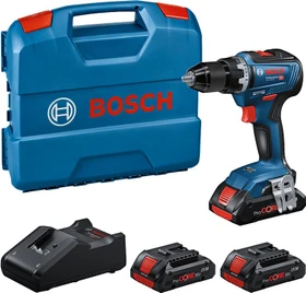 Bosch Professional GSR 18V-55 Akku-Bohrschrauber inkl. Koffer + 3 Akkus 4.0Ah