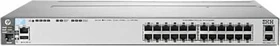 HPE Aruba 3800 24G Rackmount Gigabit Managed Stacking Switch, 26x RJ-45 (J9585A / E3800-24G-2XG)