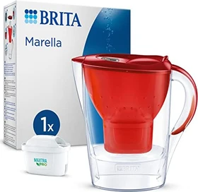 Brita Marella Tischwasserfilter rot