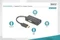 Digitus DisplayPort auf HDMI/DVI/VGA Adapter Vorschaubild