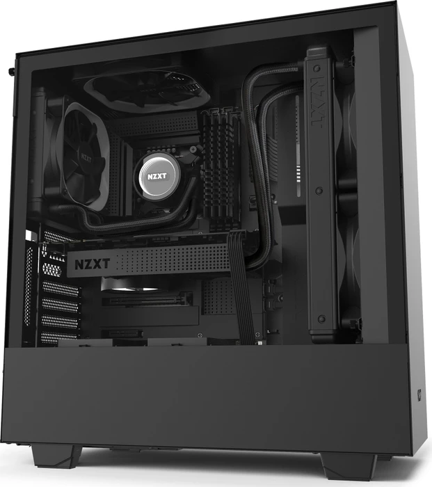 NZXT H510i, schwarz, Glasfenster