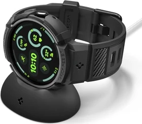 Spigen Rugged Armor Pro + Stand für Google Pixel Watch (45mm) schwarz