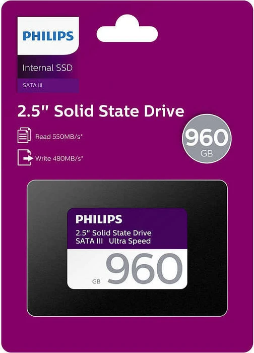 Philips S130 Ultra Speed Internal SSD 960GB, 2.5" / SATA 6Gb/s