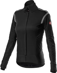 Castelli Alpha RoS 2 Fahrradjacke light black/black reflex (Damen)