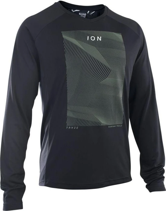 ION Traze LS Trikot langarm schwarz (Herren)