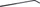 Alphacool Hardtube 13/10mm 90° 10/50cm Deep Black, schwarz verchromt (18609)