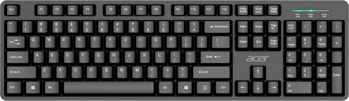 Acer Tastatur 100, schwarz, USB, DE