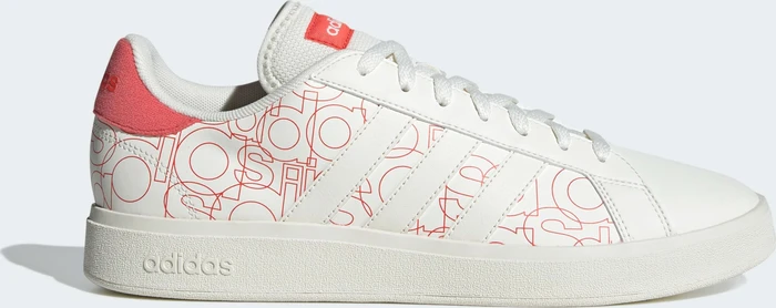 adidas Grand Court Base 2.0 off white/preloved scarlet (Herren)