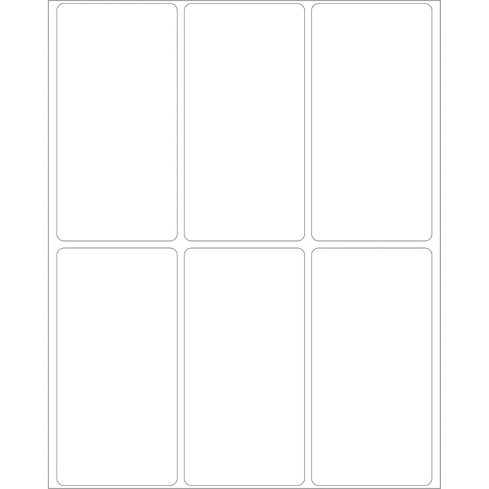 Herma Vielzwecketiketten, 34x67mm, weiß, 32 Blatt (192 Etiketten)