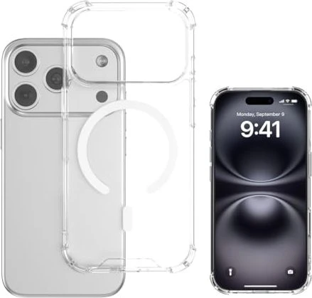 4smarts Hybrid Case Ibiza MagSafe für Apple iPhone 17 Pro transparent