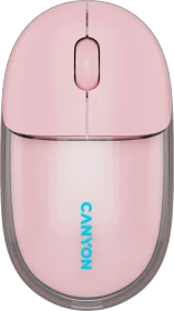 Canyon OnClick 24 Dual-Mode Wireless Mouse rosa, USB/Bluetooth (CNS-CMSW24P)