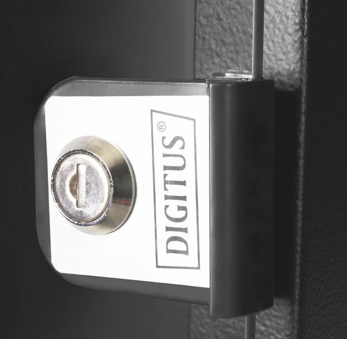 Digitus Professional SoHo Pro Line 10" Wandgehäuse 9HE, unmontiert, Sicherheitsglastür, IP20, RAL 9005, 300mm tief