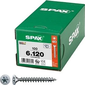 Spax WIROX A9J 4CUT T-STAR plus T30 Universalschraube, 6x120mm, 100 Stück