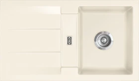 systemceram Genea 87 F Einbau Becken reversibel magnolie