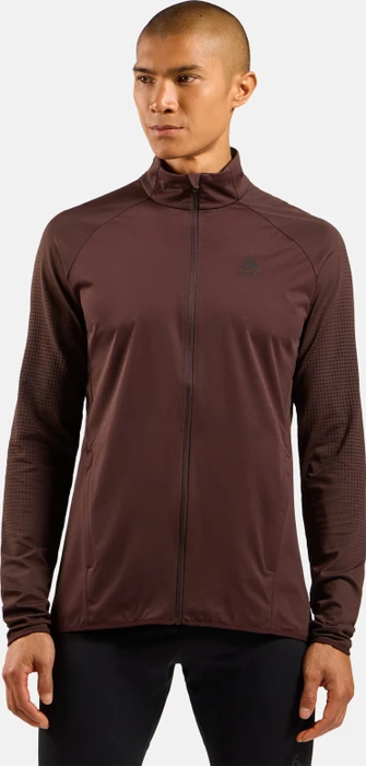 Odlo Zeroweight Warm Hybrid 2.0 Laufjacke fudge (Herren)