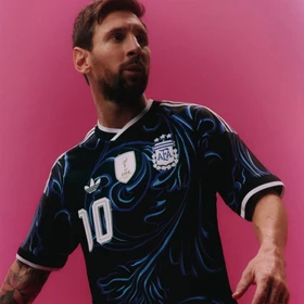 adidas FIFA WM 2026 Argentinien Authentic Auswärtstrikot black/lucid blue/blue burst (Herren)