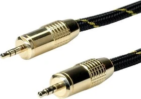 Roline / Secomp Gold 3.5mm Klinke Kabel 2.5m
