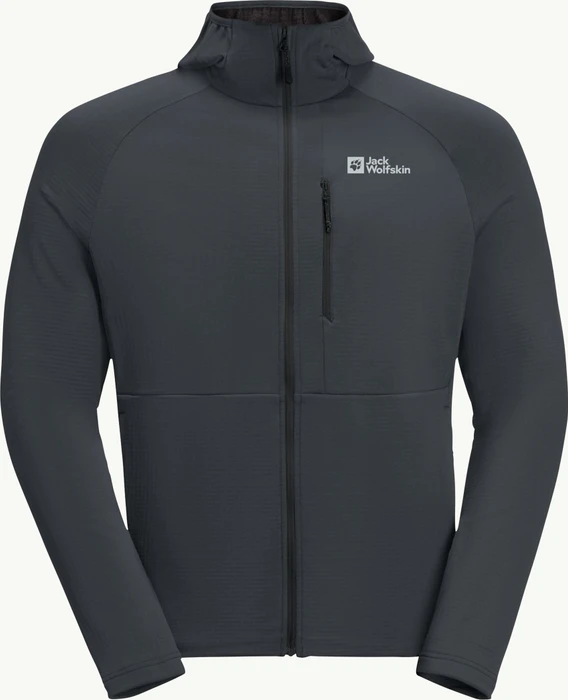 Jack Wolfskin Kolbenberg Hooded FZ Jacke phantom (Herren)