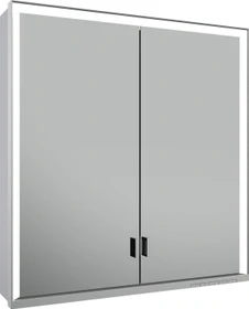 Keuco Royal Lumos Spiegelschrank für Wandvorbau, 2 lange Türen, 70x73.5cm