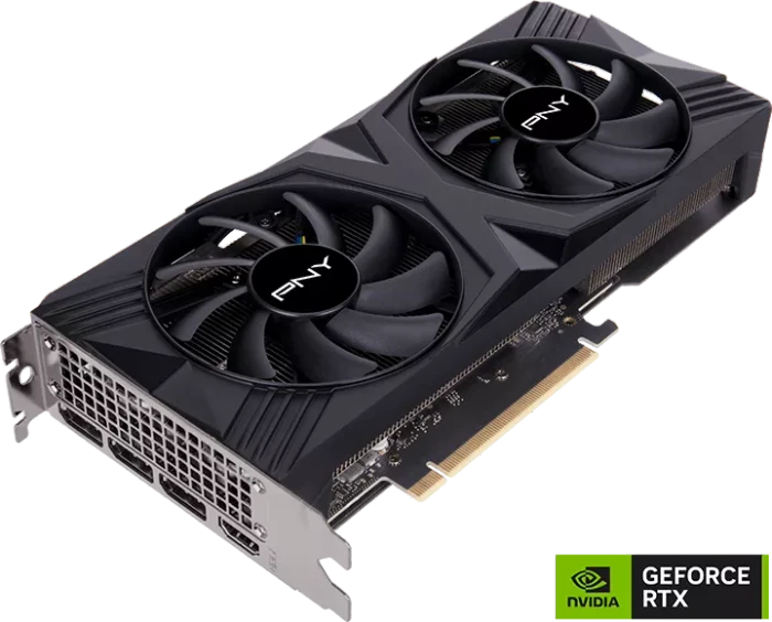 PNY GeForce RTX 4070 Verto Dual Fan, 12GB GDDR6X, HDMI, 3x DP