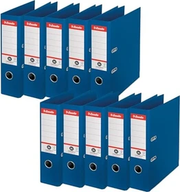 Esselte No. 1 Ordner 2-Ring Recycling, 75mm, A4, blau, 10er-Pack