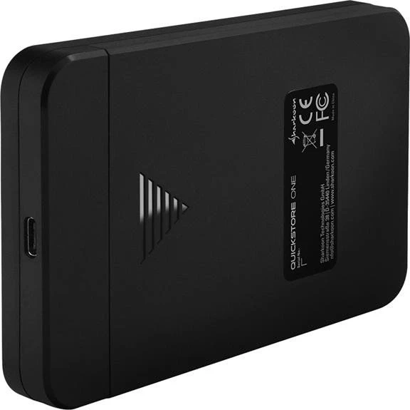 Sharkoon Quickstore portable silber, USB-C 3.1