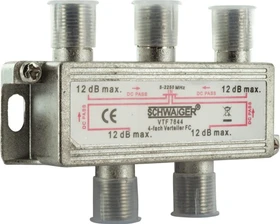 Schwaiger 4-fach Verteiler 12dB