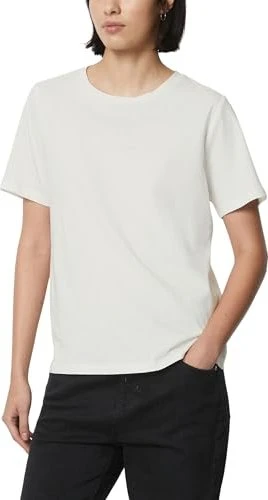 Marc O'Polo Regular Bio-Baumwolle T-Shirt kurzarm egg white (Damen)