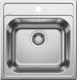 Blanco Blancodana 45 Einbau Becken mittig edelstahl