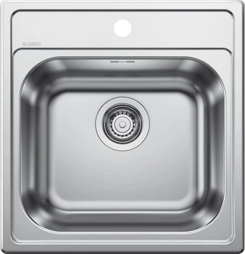 Blanco Blancodana 45 Einbau Becken mittig edelstahl