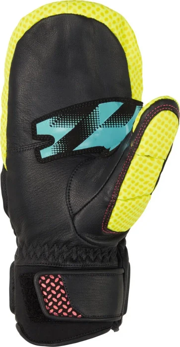 Ziener Gatoro-Z PR Mitten Skihandschuhe black/poison yellow