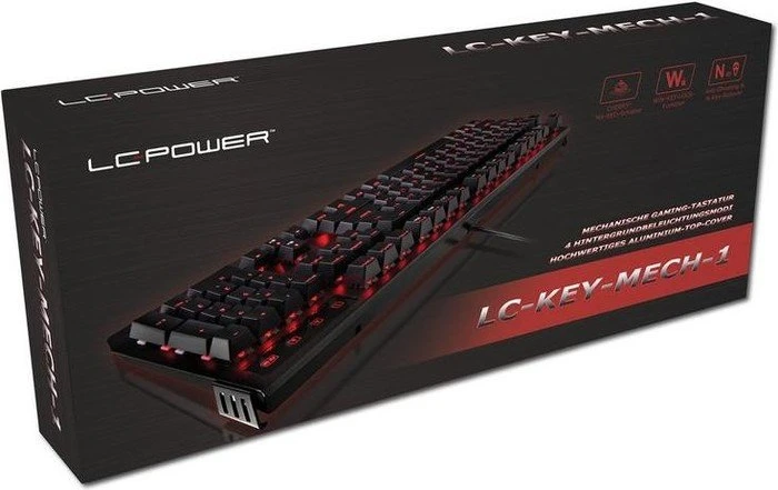 LC-Power LC-KEY-MECH-1, MX RED, USB, DE