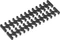 Alphacool Eiskamm X24 Kabelkamm 3mm, schwarz, 2er-Pack Vorschaubild
