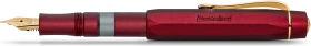 Kaweco Piston Sport AL Solo bordeaux/gold, rechte Hand, extra fein
