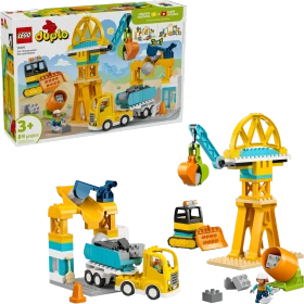 LEGO DUPLO - Baustelle mit Baufahrzeugen 3-in-1-Set