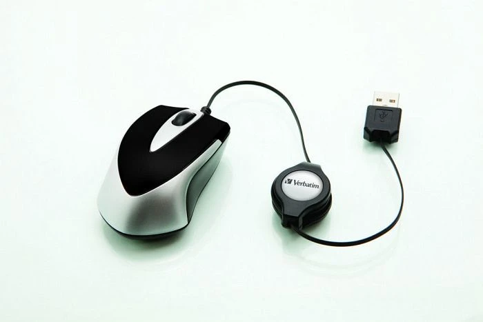 Verbatim Go Mini Optical Travel Mouse schwarz, USB