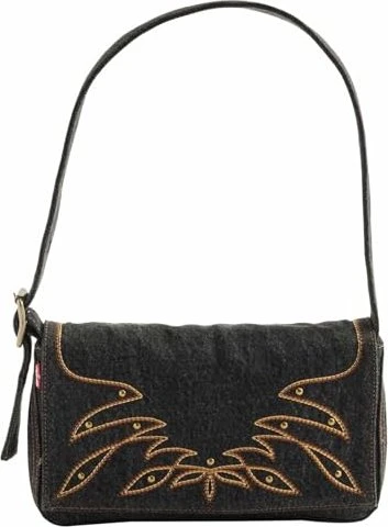 Levi's Brannan Schultertasche black dark wash