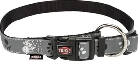 Trixie Silver Reflect Halsband, M-L, Silbergrau