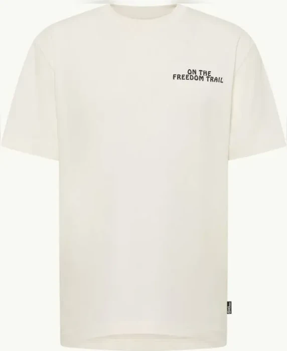 Jack Wolfskin Trailblazer T-Shirt kurzarm cotton white (Herren)