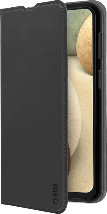 SBS Mobile Book Wallet Lite für Samsung Galaxy A12 schwarz