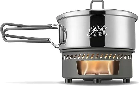Esbit Trockenbrennstoff 1l Edelstahl Kocherset