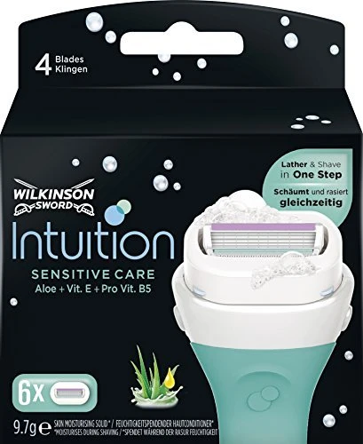 Wilkinson Sword Intuition 2in1 Sensitive Care Rasierklinge, 6 Stück