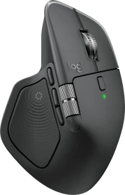 Logitech MX Master 4 Combo for Windows, Space Black, schwarz, Logi Bolt, USB/Bluetooth, DE