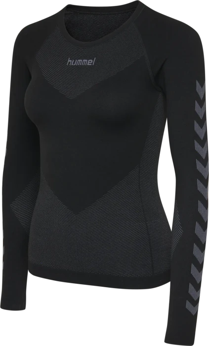 hummel Seamless First Jersey Funktionsshirt langarm schwarz (Damen)