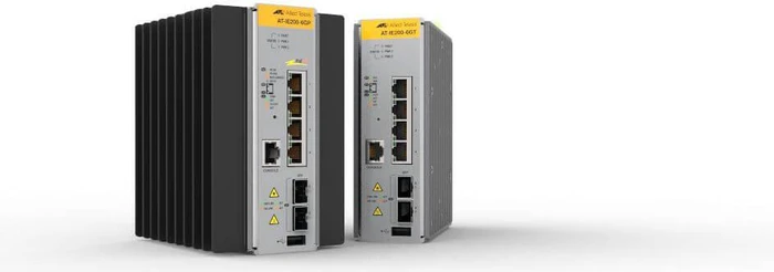 Allied Telesis IE200 Industrial Railmount Managed Switch, 4x RJ-45, 2x SFP, 120W PoE+