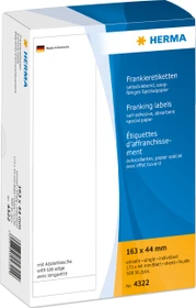 Herma Frankieretiketten, 163x44mm, weiß, 500 Blatt (500 Etiketten)