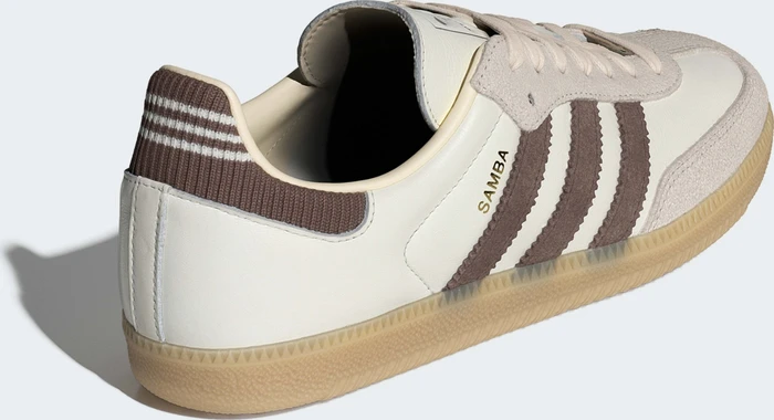 adidas Samba OG cloud white/earth strata/gum